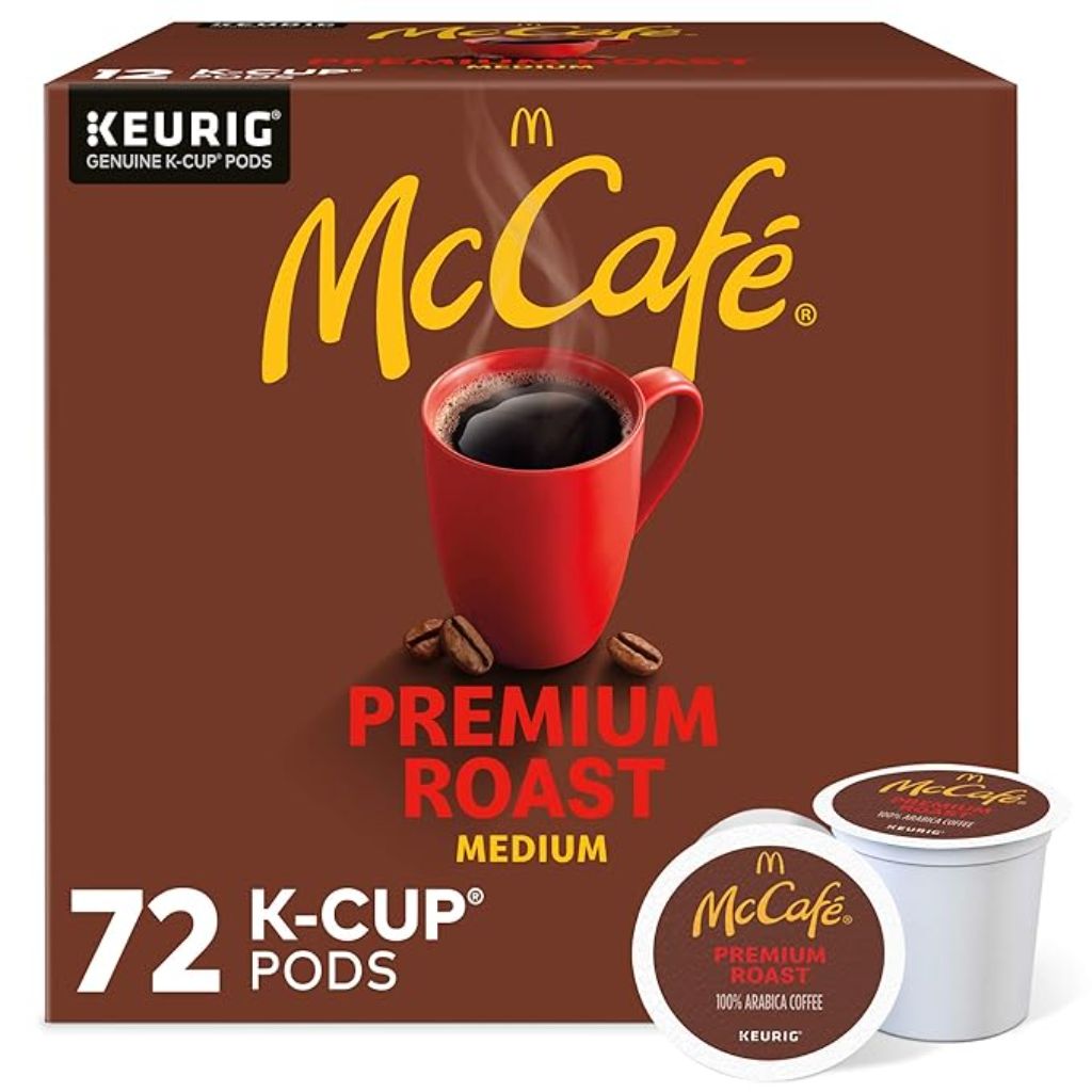 McCafe Premium Medium Roast Keurig K-Cup Coffee Pods, 72ct Bulk