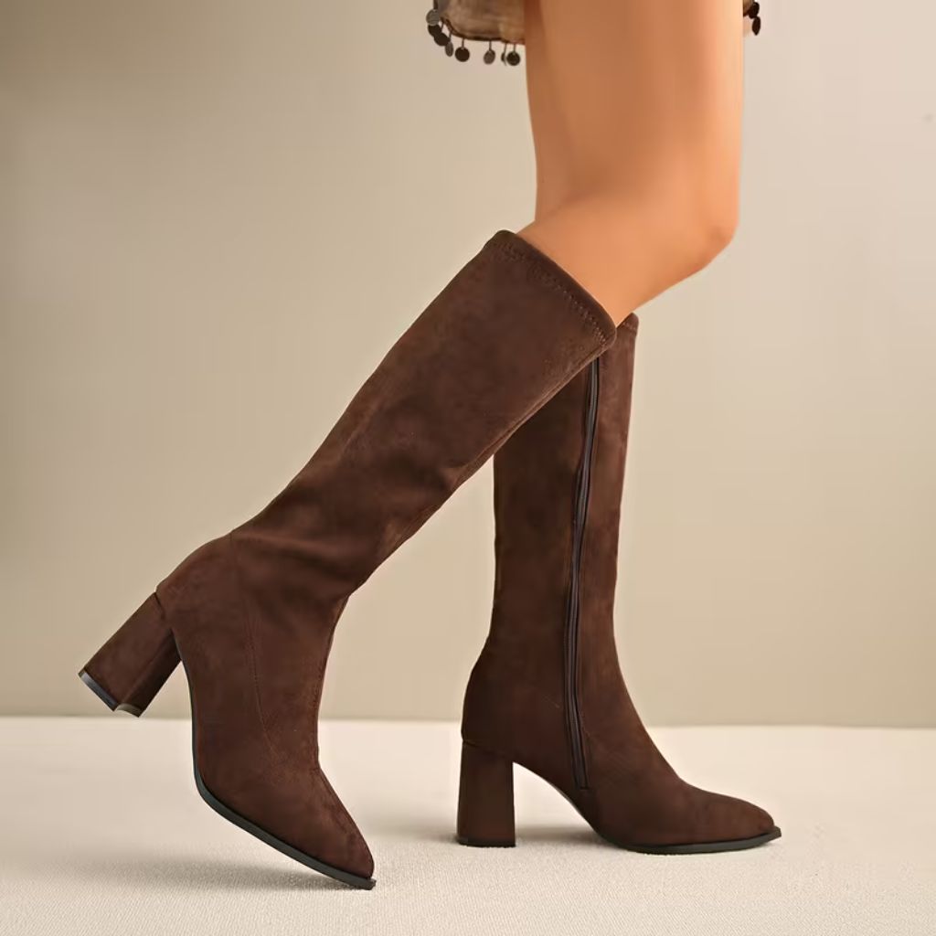 Chocolate luxurious Womens Boots Size 10