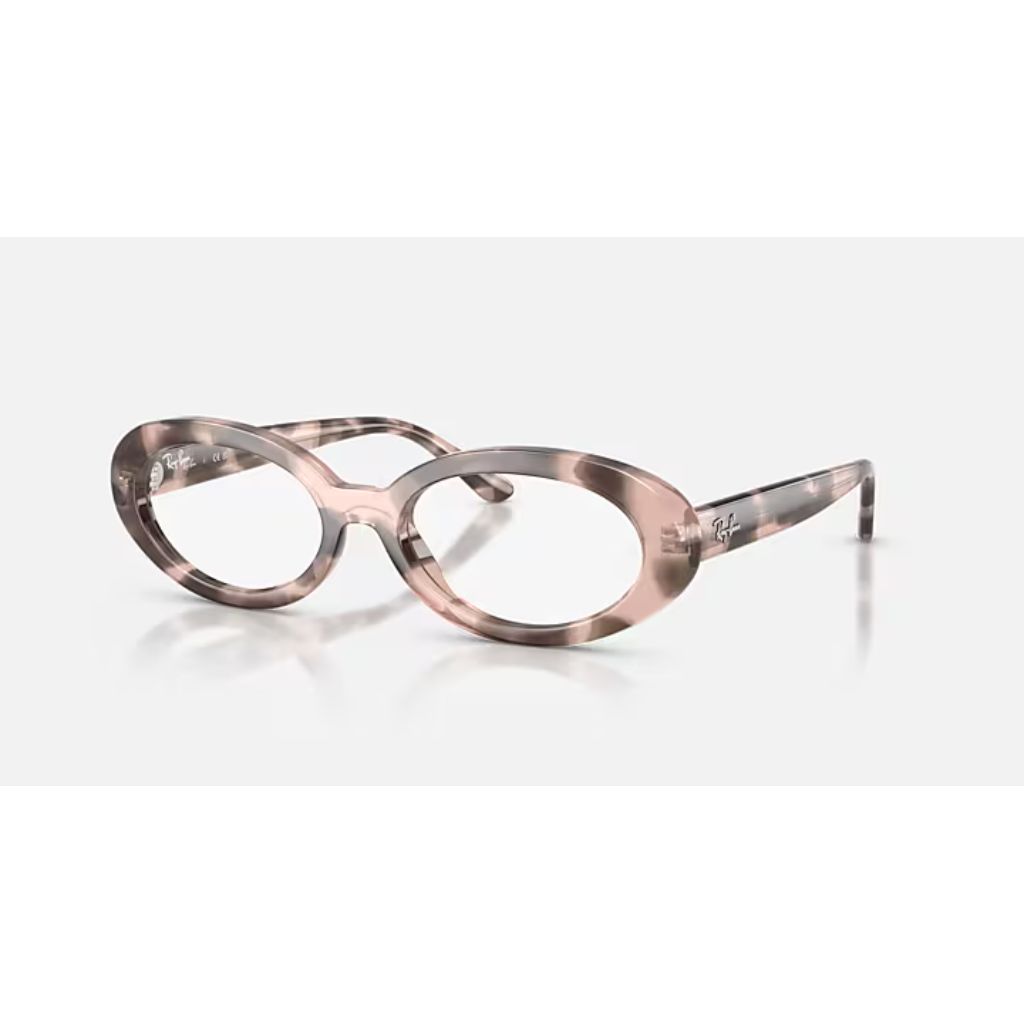 Ray Ban Polished Opal Pink Havana Readers/Frames 0RX5430F