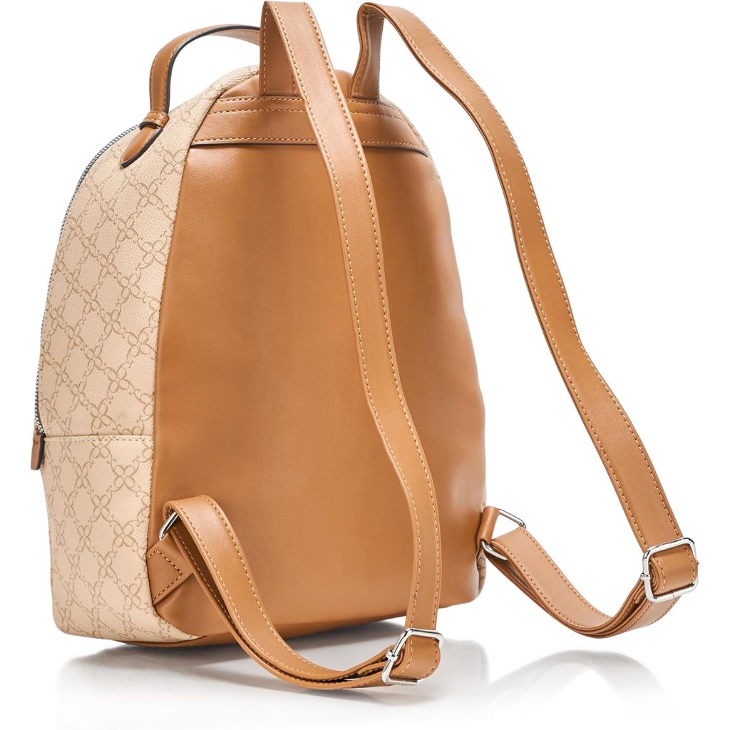 Nine West Vonetta Backpack - Light Khaki/Brandy