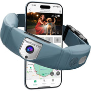 FetchLink Wireless GPS Collar Dog Fence System with 2K Camera, Medium to Large