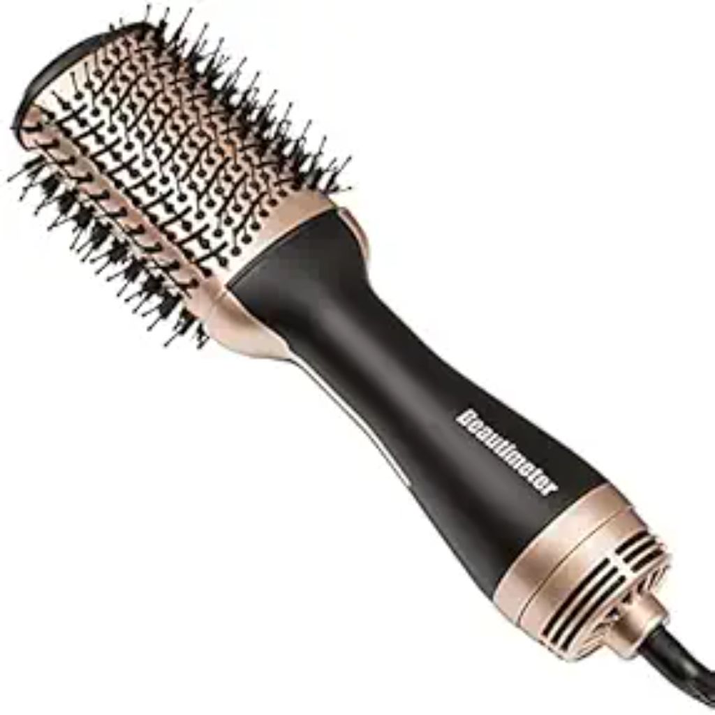 Beautimeter Blow Dryer Brush, Black & Gold