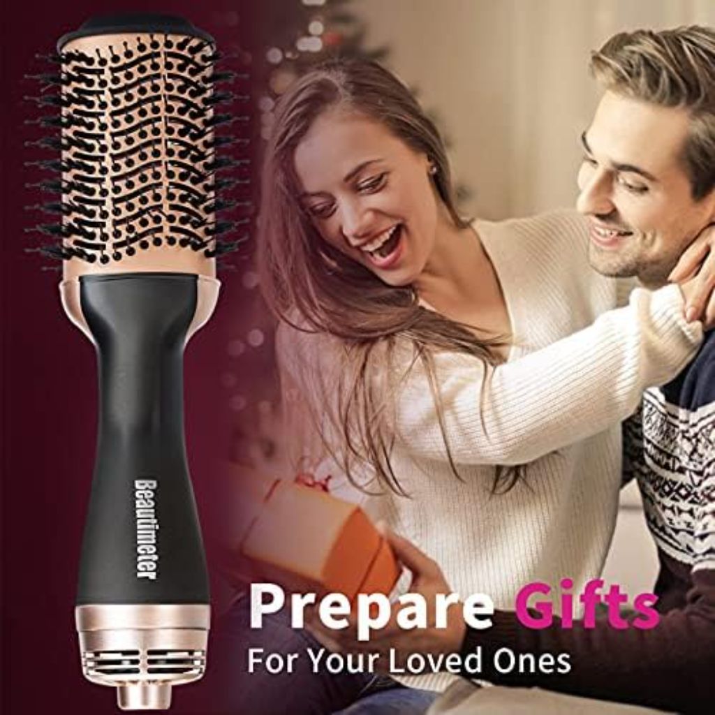 Beautimeter Blow Dryer Brush, Black & Gold