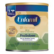 Enfamil Prosobee Plant-Based Soy Powder Infant Formula - 20.9oz (4 Pack)
