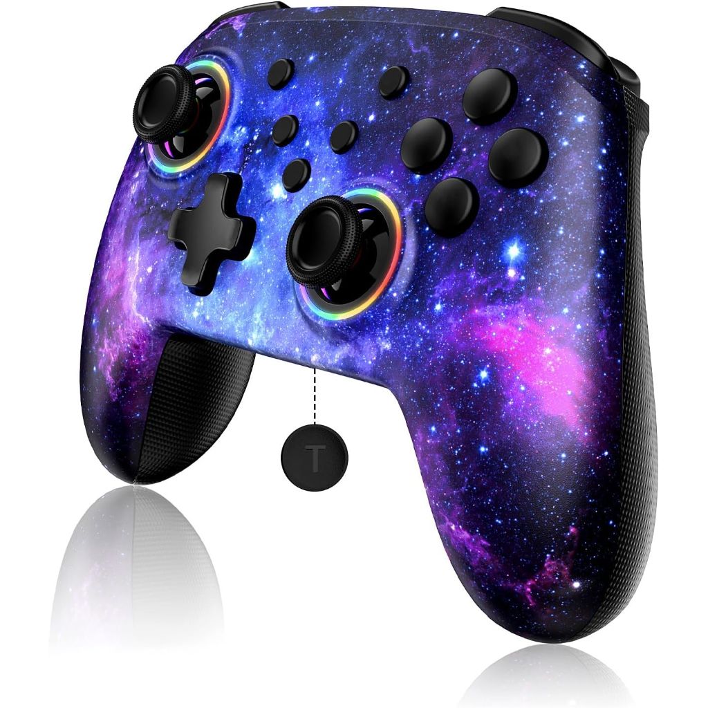 NexiGo Enhanced Wireless Controller (No Deadzone) for Switch 2 and Switch - Cosmic Nebula