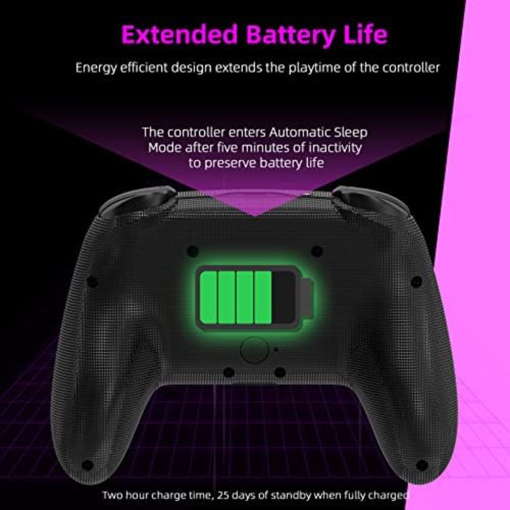 NexiGo Enhanced Wireless Controller (No Deadzone) for Switch 2 and Switch - Cosmic Nebula