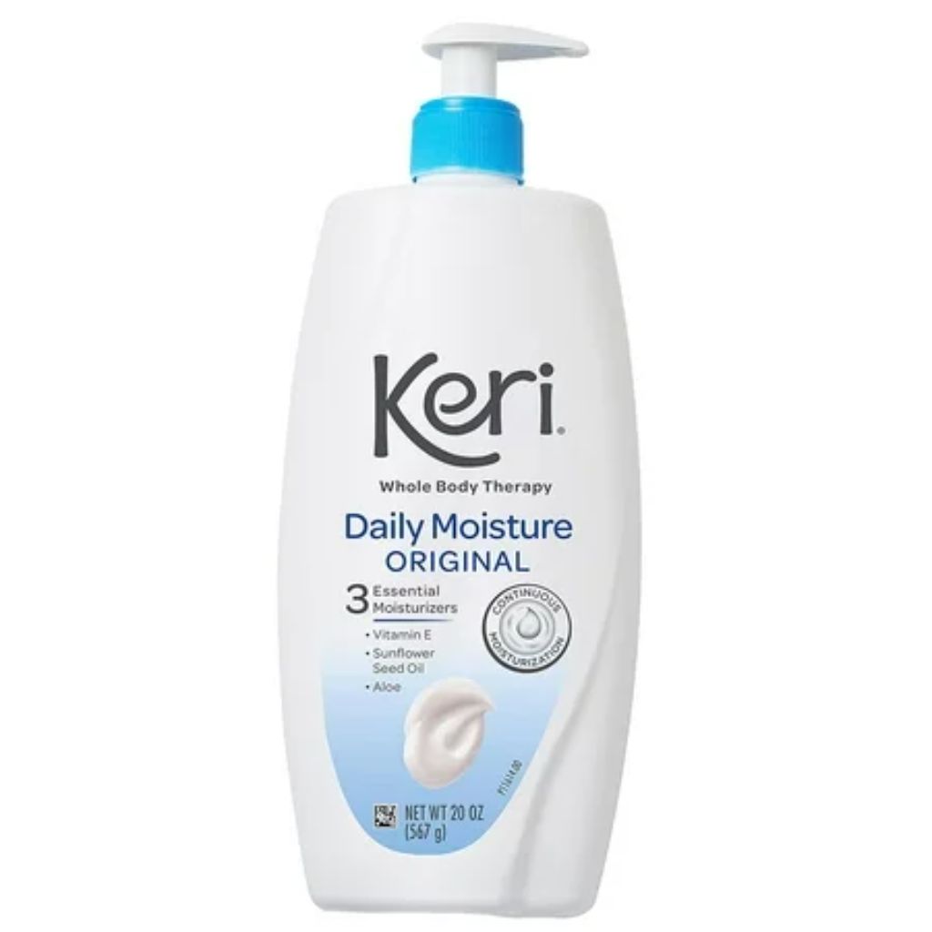 Keri Daily Dry Skin Therapy Moisturizing Original Body Lotion Lightly Scented 20 oz