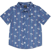 Hurley Size 7 Boys Boys' Woven Button Down Shirt