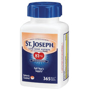 St. Joseph Low Dose Aspirin Pain Reliever (NSAID) 81mg - 365 Tablets