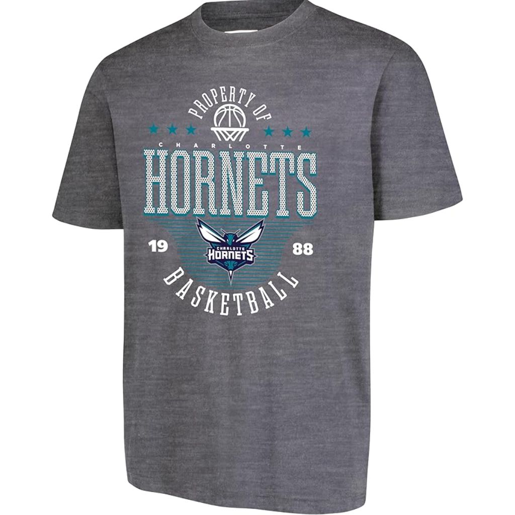 Charlotte Hornets Size M Ultra Game Men's NBA Official Standard Super Soft Mad Props T-Shirt