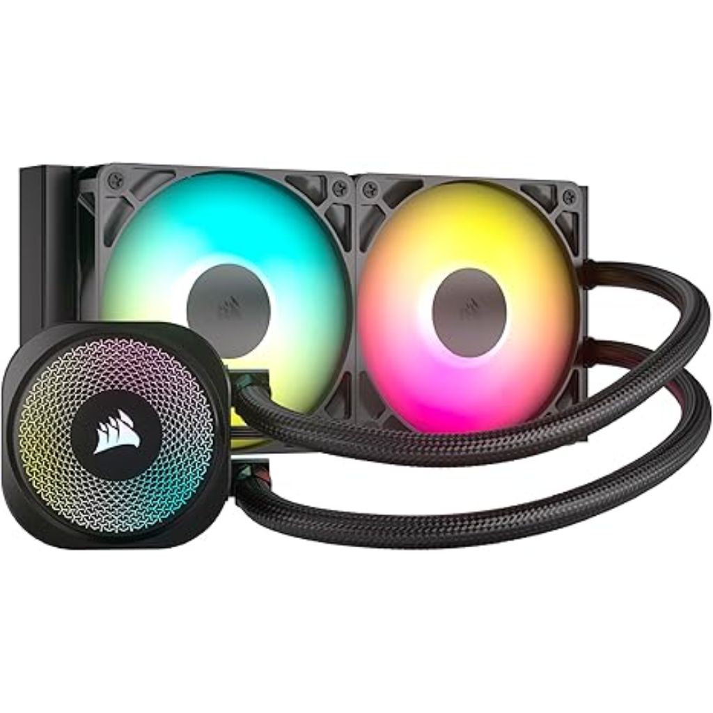 CORSAIR Nautilus 240 RS ARGB Liquid CPU Cooler – 240mm AIO – Low-Noise – Direct Motherboard Connection