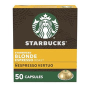 Starbucks by Nespresso Vertuo Blonde Espresso Roast Coffee Capsules, 50ct.