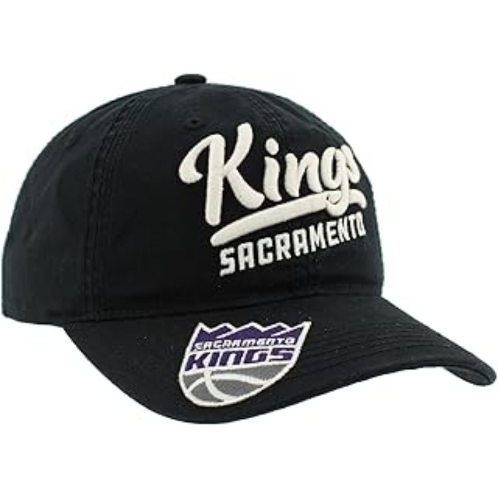 ZHATS NBA Officially Licensed Women's Adjustable Masters Hat - Sacramento Kings, Black (One Size)