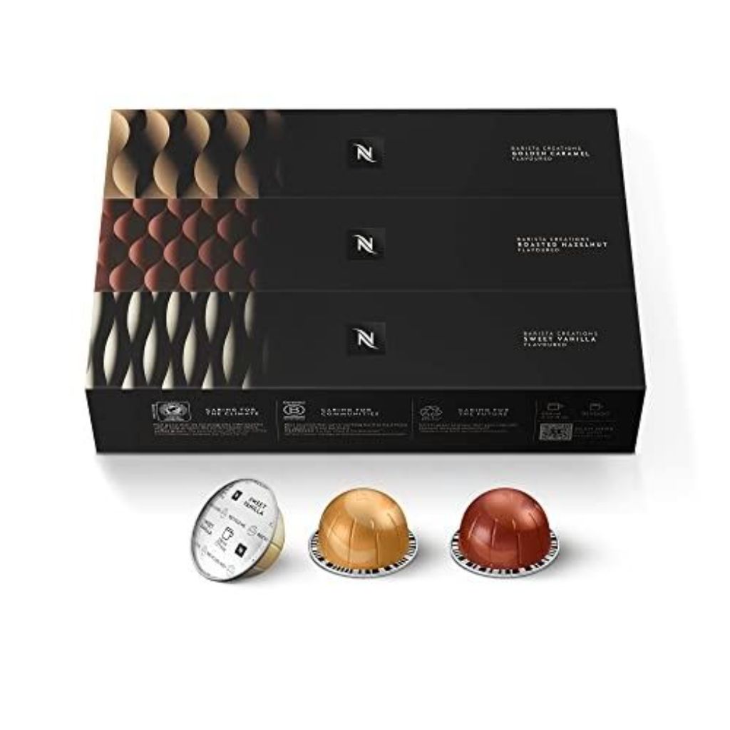 NespressoVertuo Coffee Capsules Barista Flavored Pack Medium Roast, 30ct