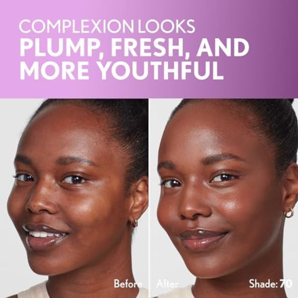 COVERGIRL Simply Ageless Skin Perfector Essence Vegan Foundation - 70 Rich, 1 fl. oz.