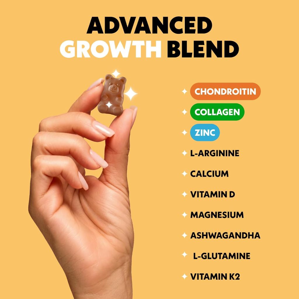 Wellanova Height Growth Vitamin Gummies - Watermelon, 60ct.