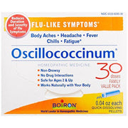 Boiron Oscillococcinum for Flu-like Symptoms Pellets, 30 Count/0.04 Oz Each