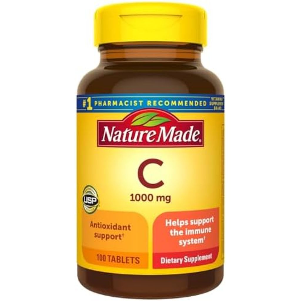 Nature Made Vitamin C 1000 mg Tablets, 100 Count