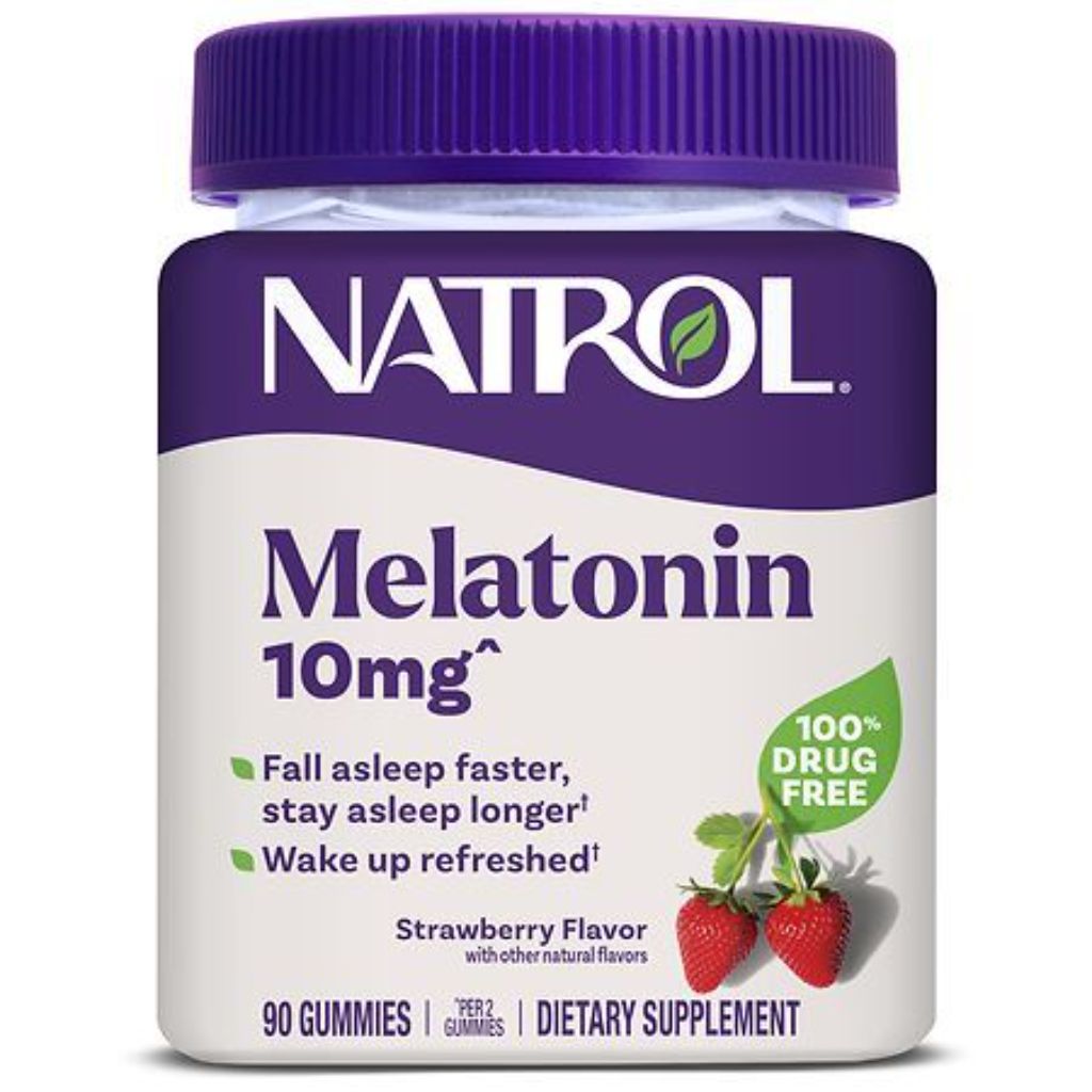 Natrol Melatonin 10mg Sleep Aid Gummies - Strawberry, 90ct