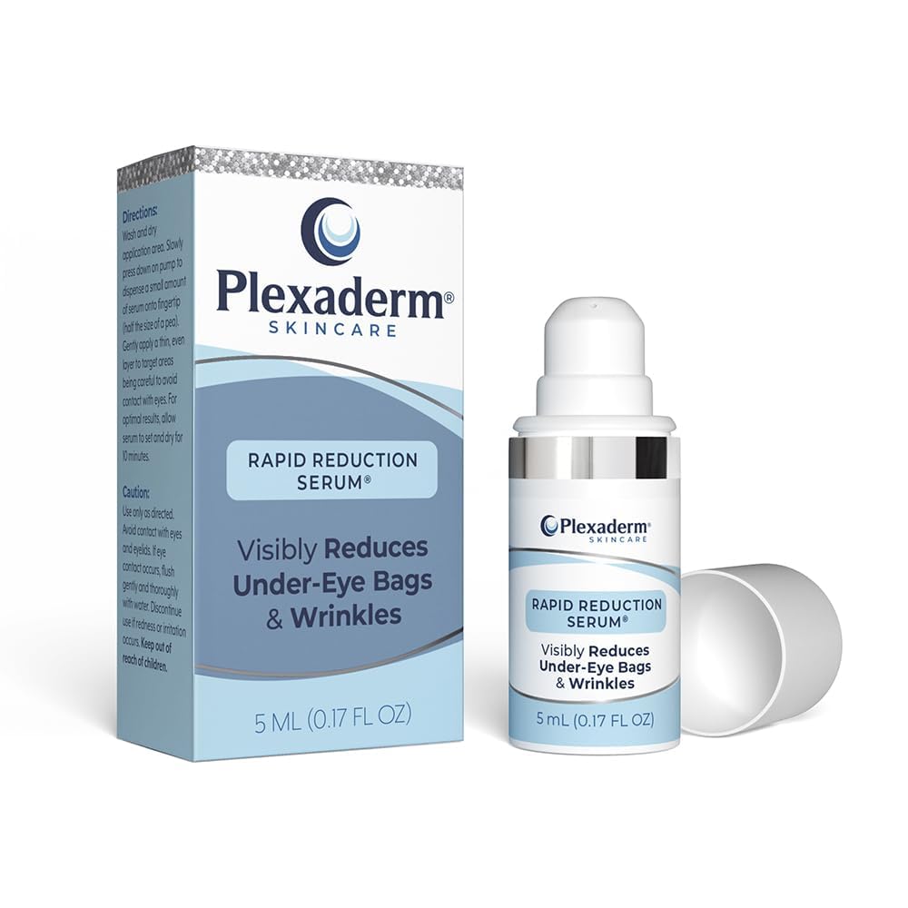 Plexaderm Rapid Reduction Eye Serum Advanced Formula Reduces Under-Eye Bags & Wrinkles - 0.17 fl. oz.