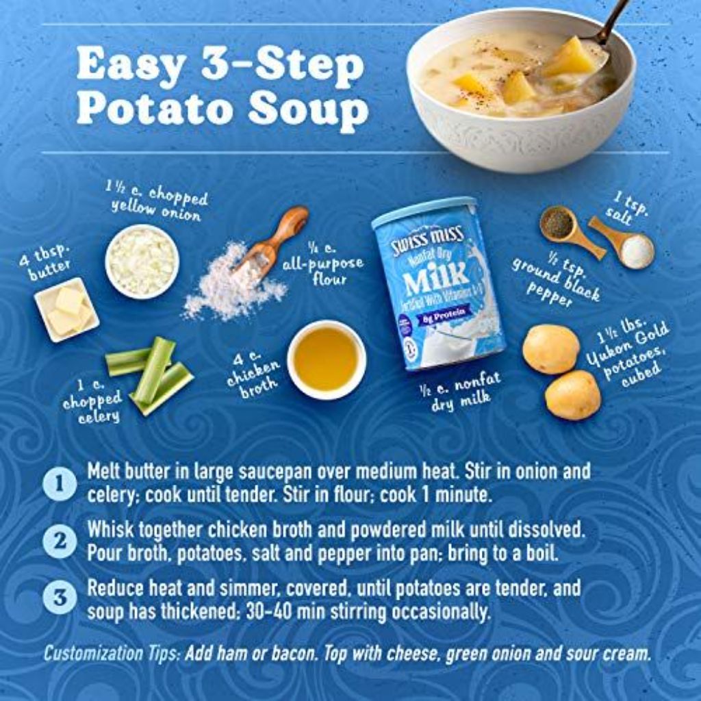 Swiss Miss Nonfat Dry Milk Powder - 45oz