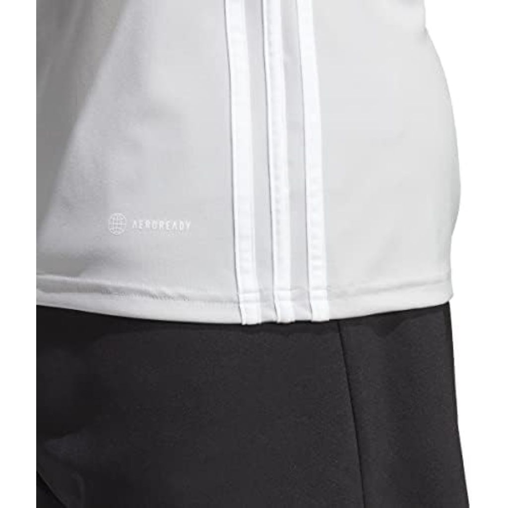 adidas Men's Tabela 23 Jersey T-Shirt - Light Gray/White, Large Tall