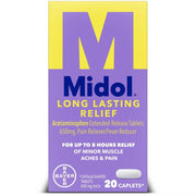 Midol Long Lasting Relief Acetaminophen Extended-Release (650mg) - 20 Caplets