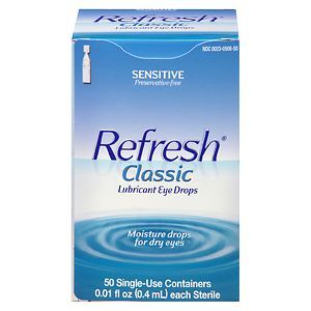 Refresh Classic Lubricant Eye Drops Preservative-Free Tears  0.4 ml  50 Count