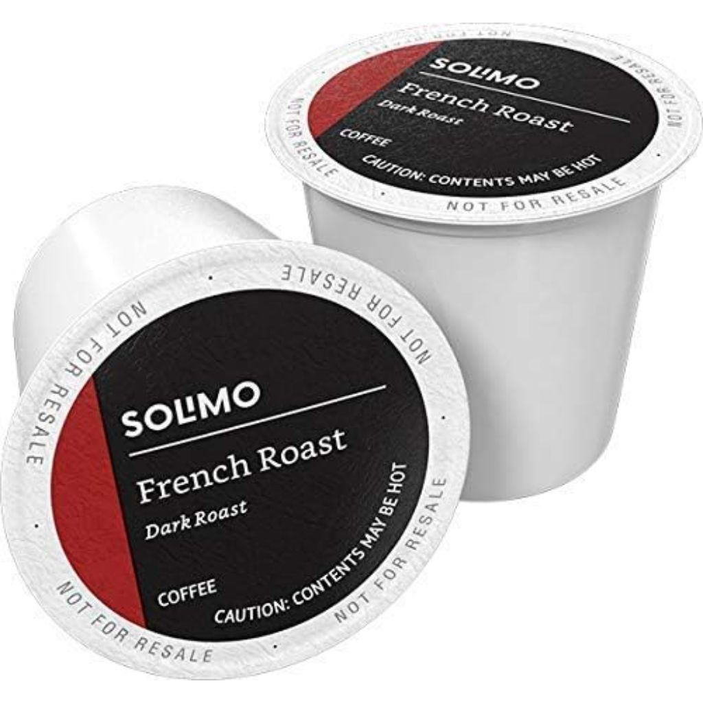 Solimo French Roast Dark Roast Keurig K-Cup Coffee Pods, 24ct