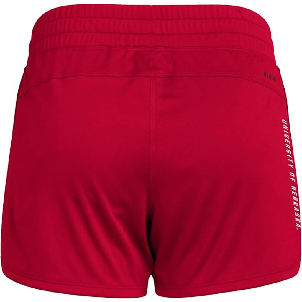 adidas University of Nebraska Shorts -  XL/3" Inseam (Red)