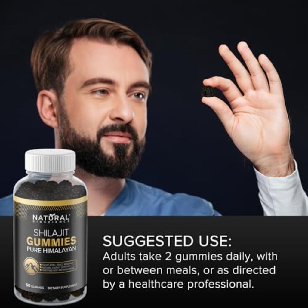 Natural Bioscience Pure Himalayan Shilajit Gummies 800mg - 30ct