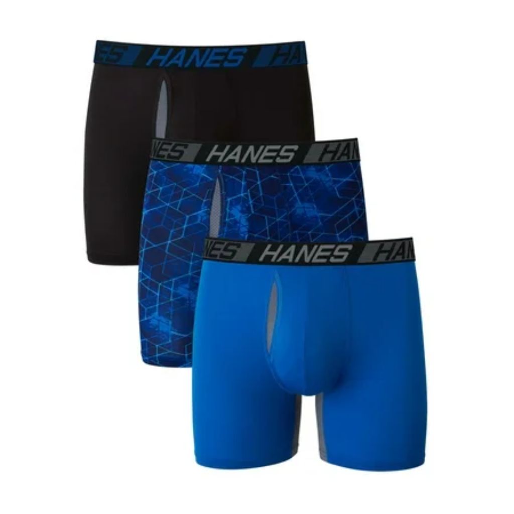 Hanes X-Temp Total Support Pouch Men s Boxer Briefs  Anti-Chafing Underwear  3-Pack L