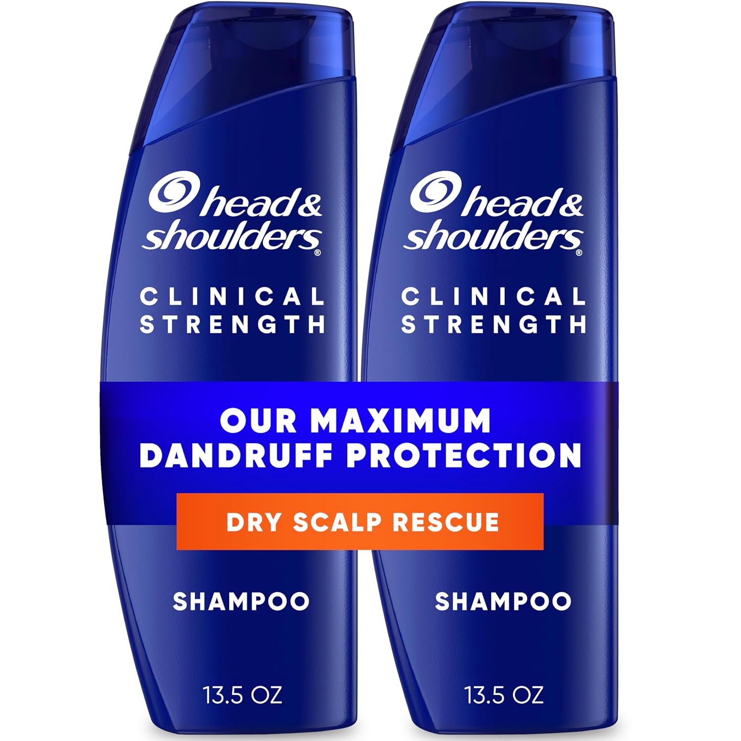Head and Shoulders Dandruff Shampoo Clinical Defense + Dry Scalp Rescue - 13.5oz Twin Pack