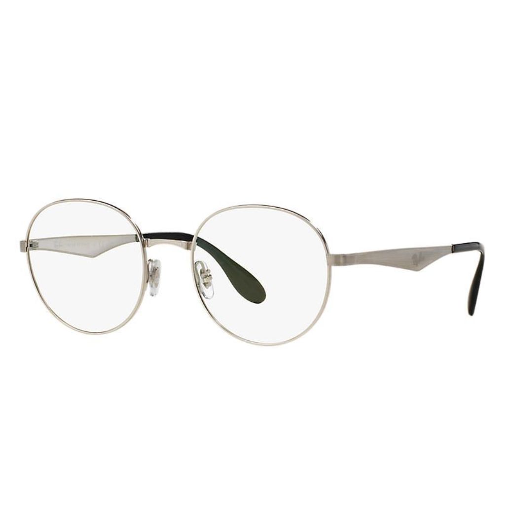 Ray-Ban Men's ORX6343 Eyewear Frames - Silver, 47mm