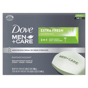 Dove Men+Care Bar 3-in-1 Cleanser for Body, Face, and Shaving - Extra Fresh, 14 Bars