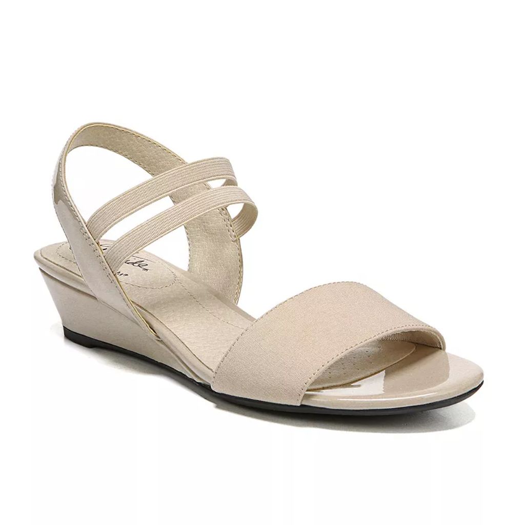 LifeStride Women's Yolo Ankle Strap Sandals - Taupe, Size 9