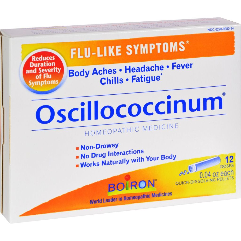 Boiron Oscillococcinum Pellets for Flu-Like Symptom Relief - 12 Doses