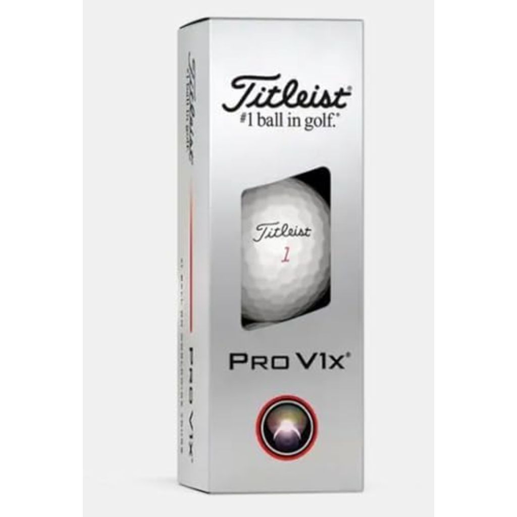 Titleist Pro V1x High Number Golf Balls 2025 (White, 3Pk)