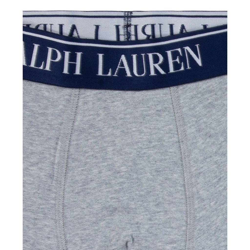 Polo Ralph Lauren Big Boys Cotton Stretch Boxer Briefs 3-Pack - Office Blue XL