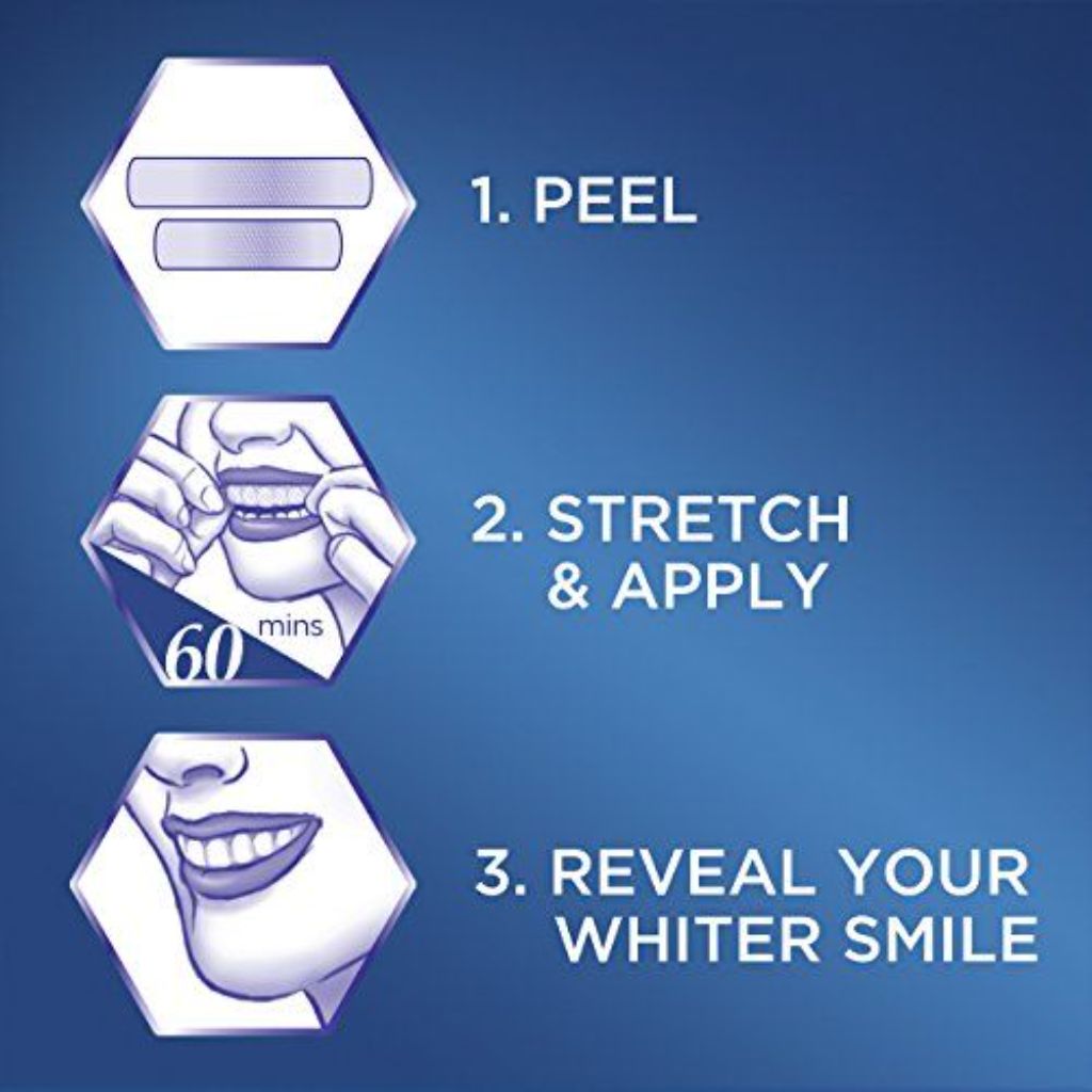 Crest 3D Whitestrips, Supreme Flexfit, Teeth Whitening Strip Kit, 42 Strips (21 Count Pack) (change pictures)