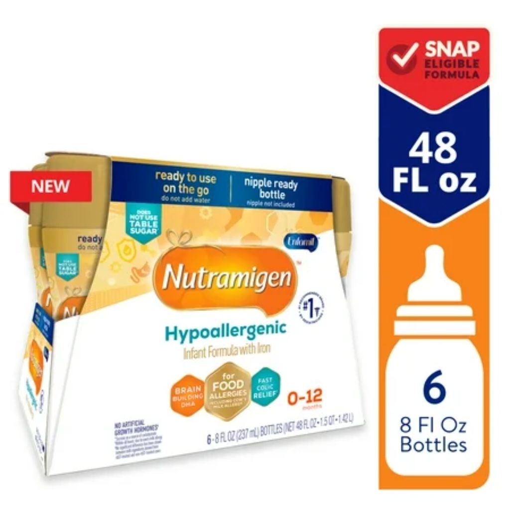 Enfamil Nutramigen Hypoallergenic Ready to Feed Infant Formula - 8 fl oz Each/6ct