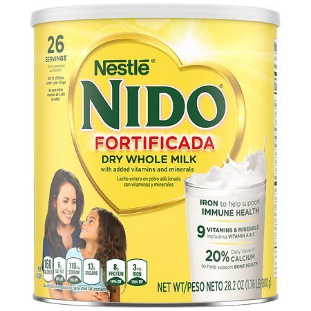 Nestle Nido Fortificada Dry Whole Milk - 26 servings (28.2 oz)