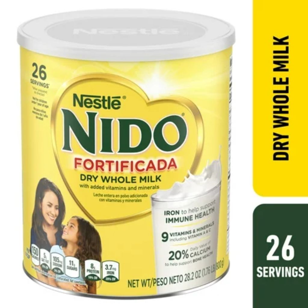 Nestle Nido Fortificada Dry Whole Milk - 26 servings (28.2 oz)