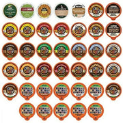 Perfect Samplers Decaf Flavored Coffee Variety Pack Compatible with all Keurig K Cups - 40ct
