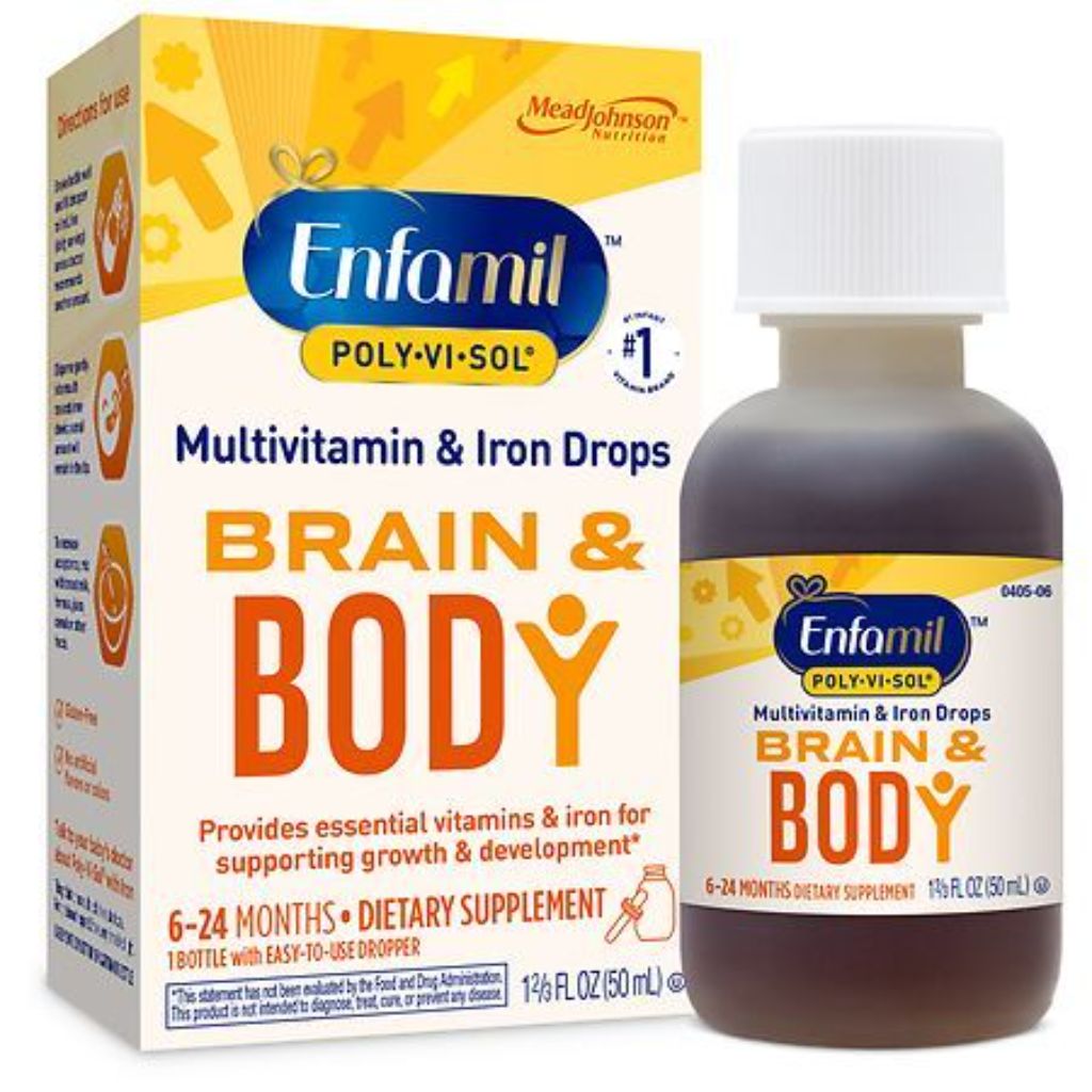 Enfamil Poly-Vi-Sol Multivitamin Drops with Iron - 1.69oz