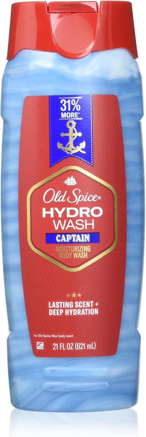 Old Spice Men's Hydro Wash Body Wash - Captain, 21 fl. oz.