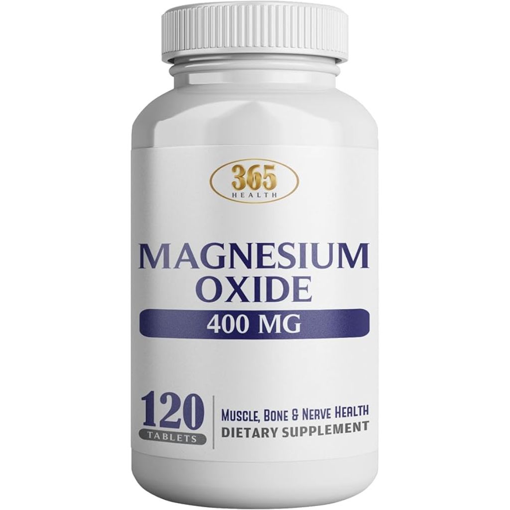 Magnesium Oxide 400mg for Immune Support - 120 Tabs.