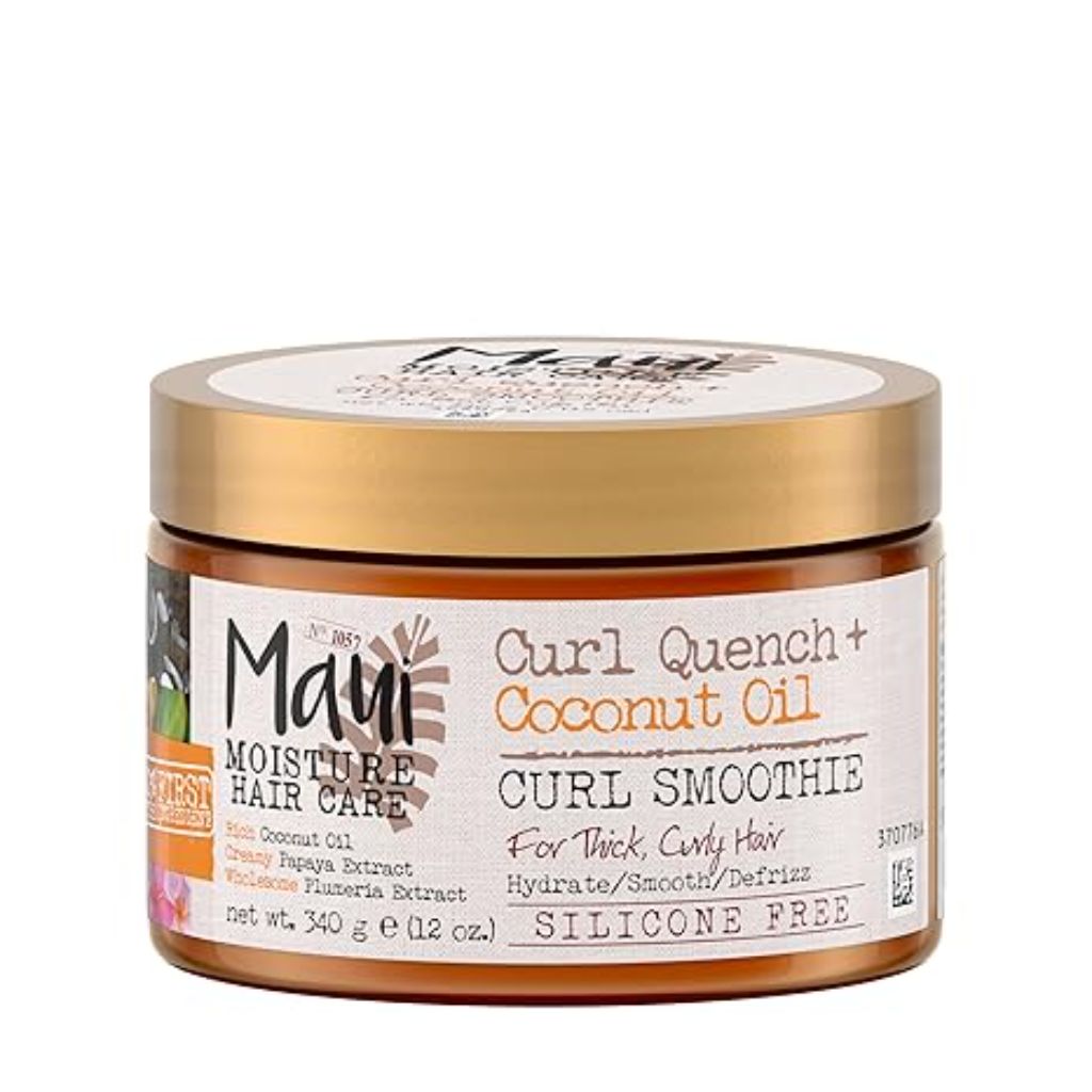 Maui Moisture Curl Quench + Coconut Oil Hydrating Curl Cream Smoothie - 12 oz