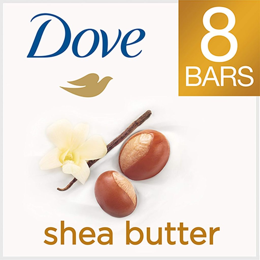 Dove Beauty Bar - Purely Pampering with Shea Butter, 3.75 oz (8 Bars)