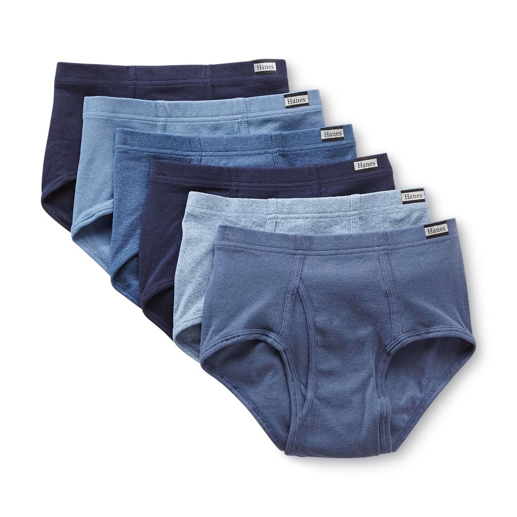 Hanes Men's Comfort Soft Waistband Tagless Mid-Rise Briefs - Multicolor, Size M (6 Pair)